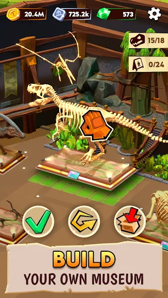 Взломанная Dino Quest 2: Dinosaur Fossil [MOD: безлимитные монеты и все раскопки открыты] на Андроид — скриншот 2
