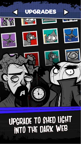 Into the Deep Web: Idle Game [MOD: безлимитные деньги и ресурсы] — Скачать бесплатно (APK) — скриншот 5