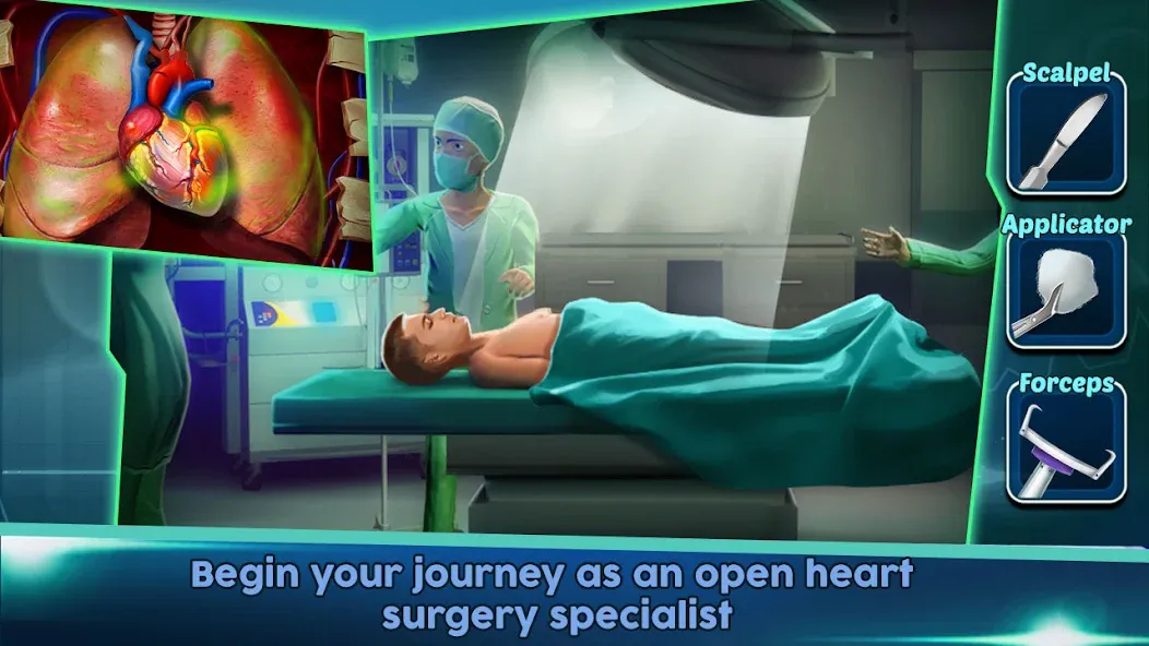 Скачать Surgery Doctor Simulator Games [MOD: все операции разблокированы] — скриншот 1