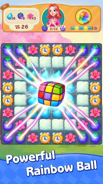 Взломанная Fruit Hero [MOD: безлимитные монеты и жизни] на Андроид — скриншот 1
