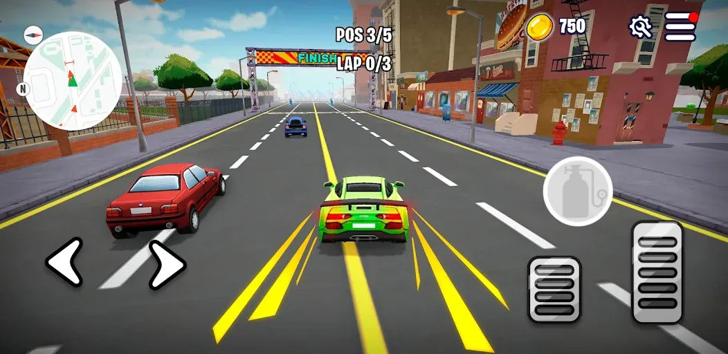 Скачать Rumble Racing: Car Drifting [MOD: безлимитные деньги и топливо] на телефон — скриншот 1