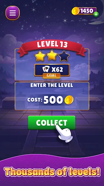 Card Match [MOD: без рекламы и подсказки доступны] — Скачать бесплатно (APK) — скриншот 3
