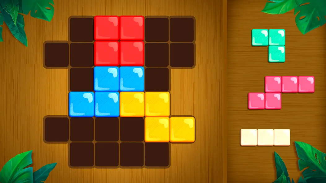 Block King - Brain Puzzle Game [MOD: безлимитные подсказки и ходы] — Скачать бесплатно (APK) — скриншот 1