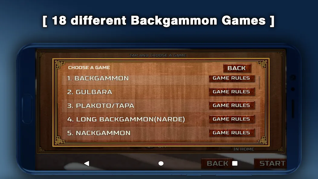 Скачать Backgammon - 18 Board Games [MOD: больше режимов и без рекламы] — скриншот 2
