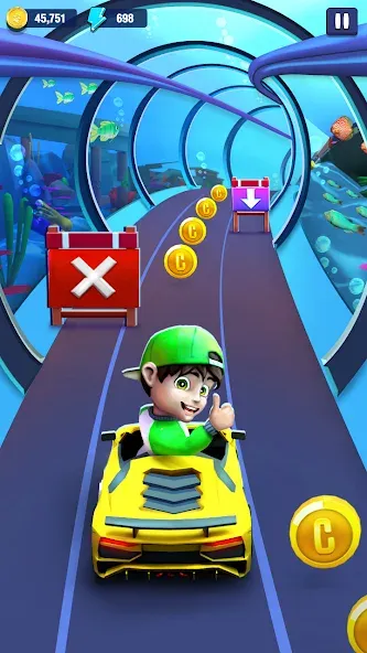 Mini Car Runner - Racing Games [MOD: безлимитные деньги и топливо] на Андроид — скриншот 4