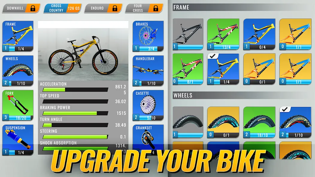 Bike Clash: PvP Cycle Game [MOD: безлимитные монеты и усиленные велосипеды] — Скачать бесплатно (APK) — скриншот 3