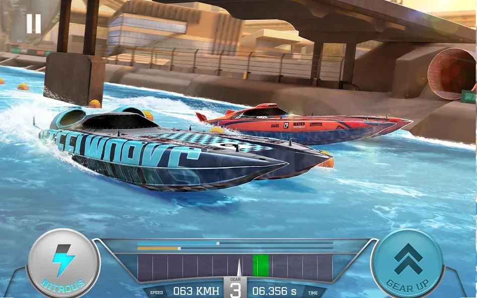 TopBoat: Racing Boat Simulator [MOD: безлимитные деньги и топовые лодки] на Андроид — скриншот 4
