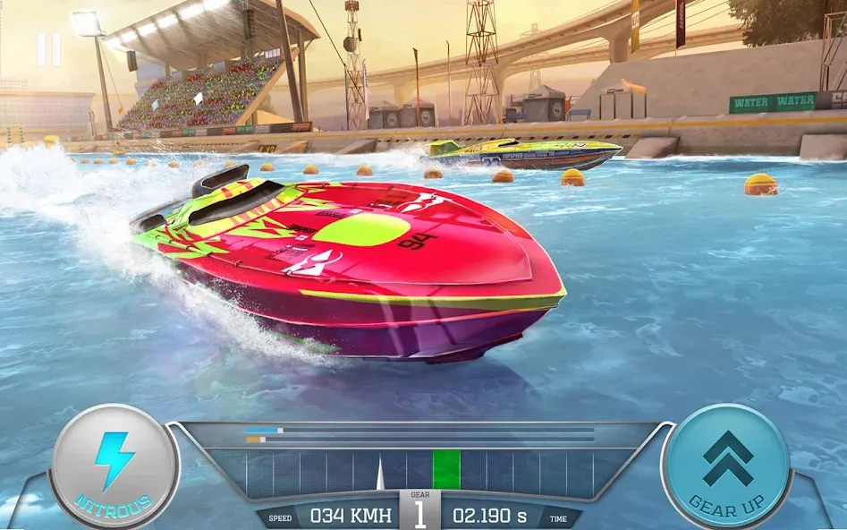 TopBoat: Racing Boat Simulator [MOD: безлимитные деньги и топовые лодки] на Андроид — скриншот 5