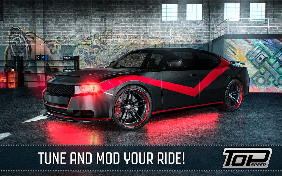 Скачать TopSpeed: Drag & Fast Racing [MOD: безлимитные деньги и топливо] — скриншот 2