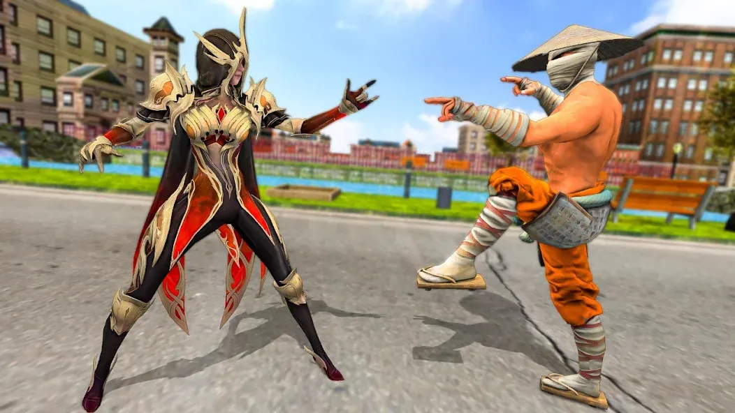 Скачать Ninja Master 3D Fighting Games [MOD: безлимитные деньги и энергия] на телефон — скриншот 5