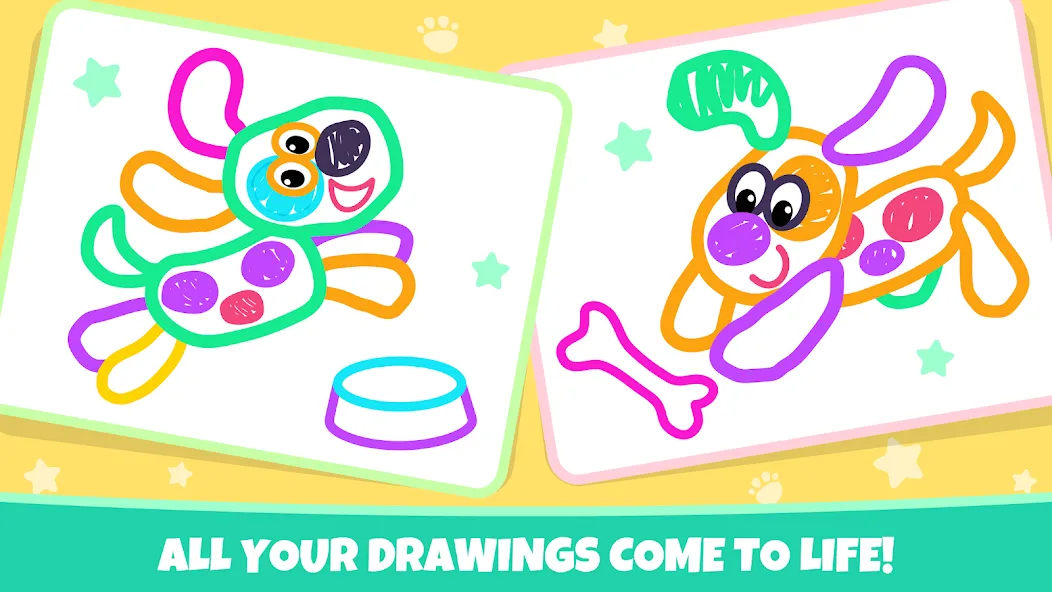Скачать Drawing for kids! Toddler draw [MOD: все рисунки и цвета открыты] на телефон — скриншот 4