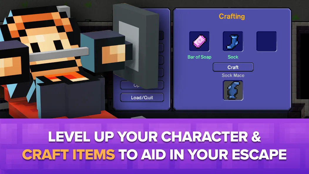 The Escapists: Prison Escape – [MOD: безлимитные деньги и открыты все уровни] на Андроид — скриншот 5