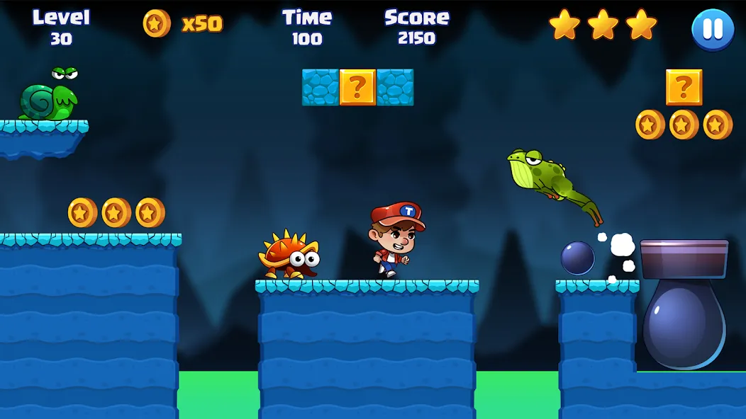 Скачать Super Bill World-Fun Adventure [MOD: безлимитные монеты и открытые уровни] — скриншот 3