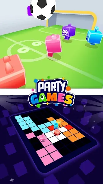 Party Games - 13 Mini Games [MOD: все мини-игры разблокированы] на Андроид — скриншот 1