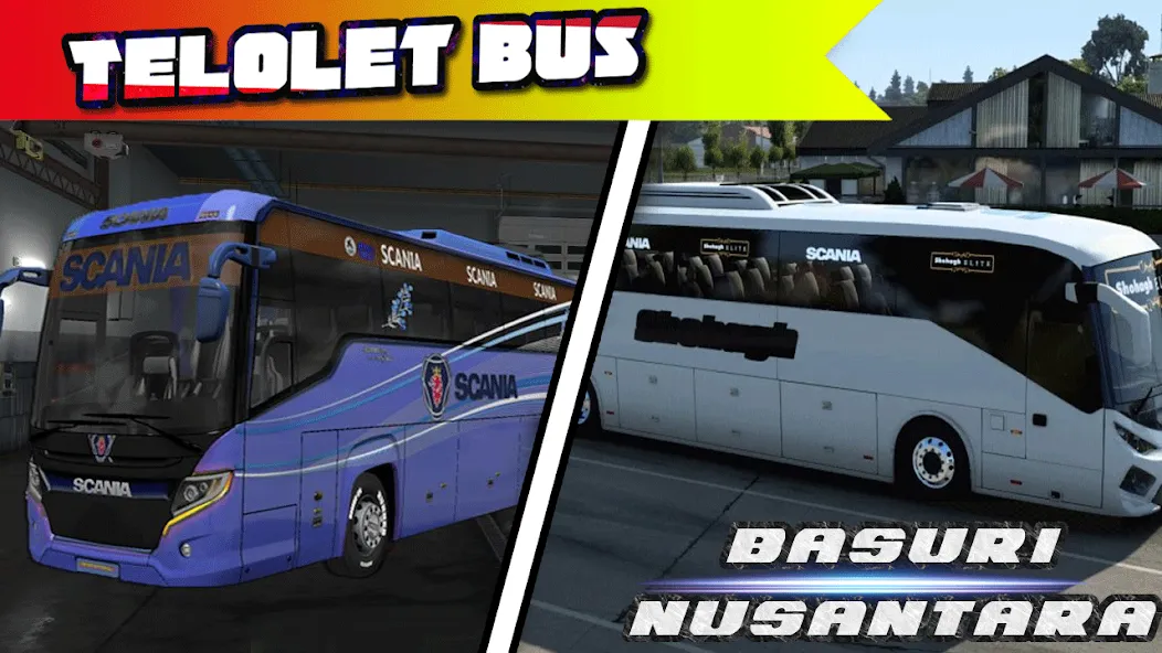 Bus Telolet Basuri Nusantara [MOD: безлимитные деньги и все автобусы] — Скачать бесплатно (APK) — скриншот 1