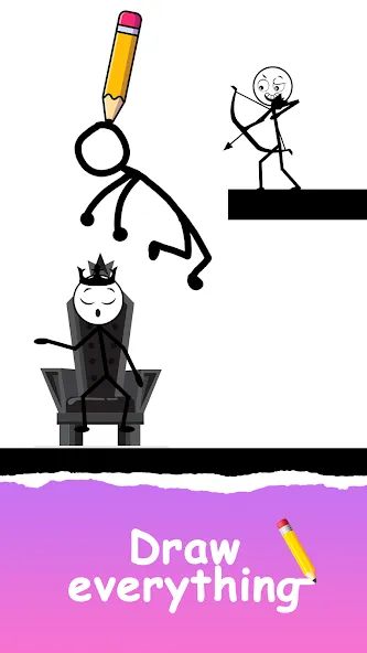Скачать Save The Stick: Draw 2 Save [MOD: безлимитные подсказки и открыты все уровни] на телефон — скриншот 5