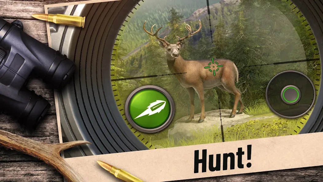 Скачать Hunting Clash: Shooting Games [MOD: много денег и все оружие] на телефон — скриншот 1
