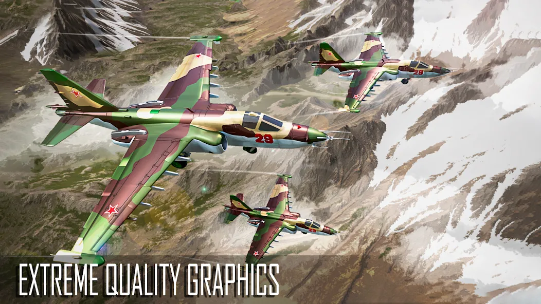 Скачать Jet Fighter: Sky Combat 3D [MOD: безлимитные деньги и патроны] на телефон — скриншот 4