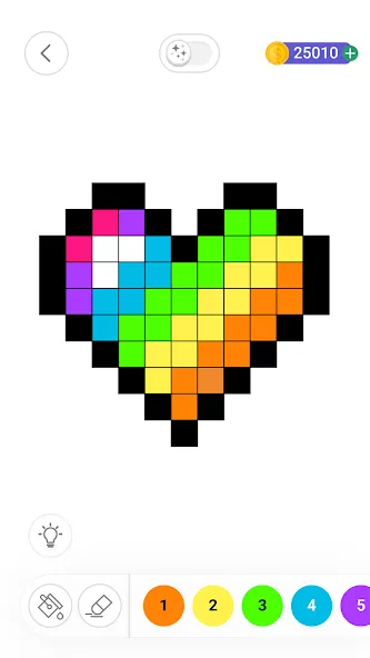 Color by Number：Coloring Games [MOD: без рекламы и все раскраски открыты] на Андроид — скриншот 4