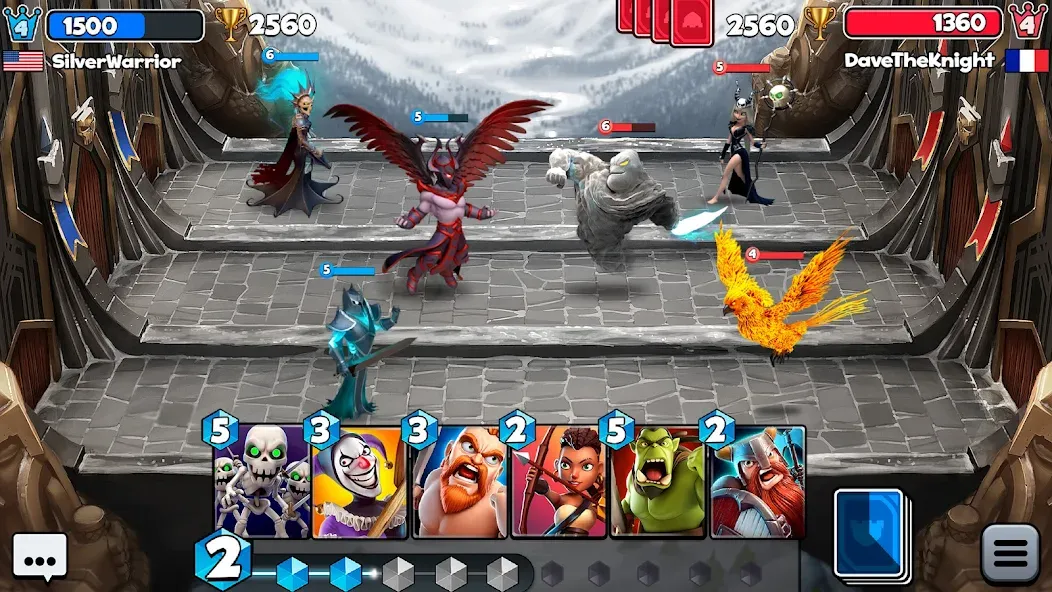 Castle Crush：Epic Battle [MOD: безлимитные монеты и энергия] последняя версия — скриншот 5