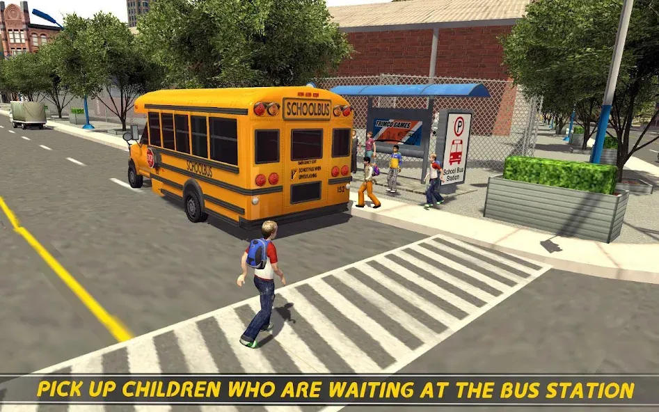 Взломанная School Bus 16 [MOD: безлимитные деньги и новые автобусы] на Андроид — скриншот 1