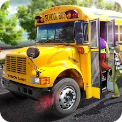 Взломанная School Bus 16 [MOD: безлимитные деньги и новые автобусы] на Андроид