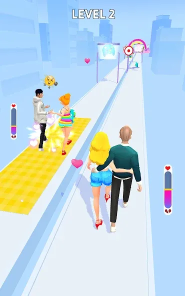 Скачать взлом Bestie Breakup - Run for Love [MOD: безлимитные деньги и все уровни] — скриншот 3