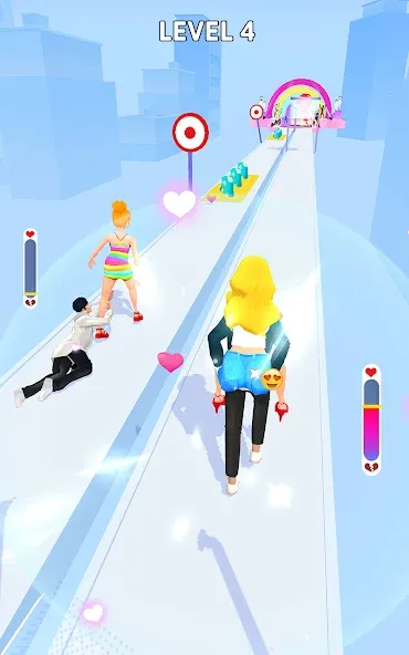 Скачать взлом Bestie Breakup - Run for Love [MOD: безлимитные деньги и все уровни] — скриншот 4