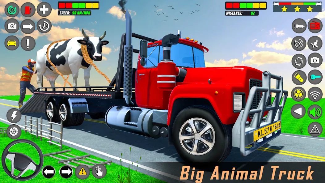 Скачать взлом Animal Transport Driving Games [MOD: без рекламы и открыты все уровни] — скриншот 1