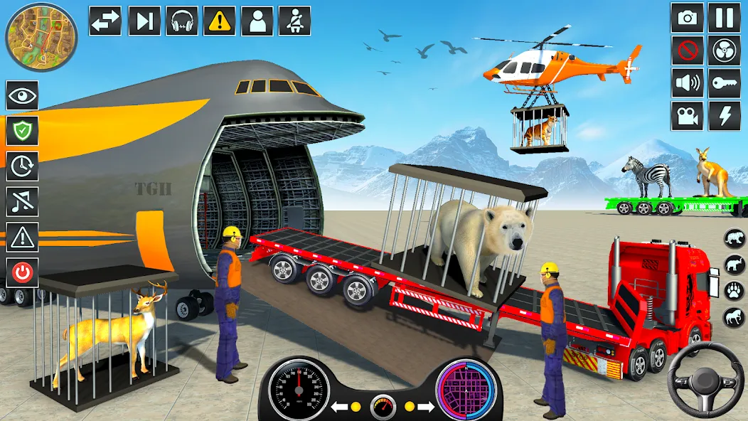 Скачать взлом Animal Transport Driving Games [MOD: без рекламы и открыты все уровни] — скриншот 5