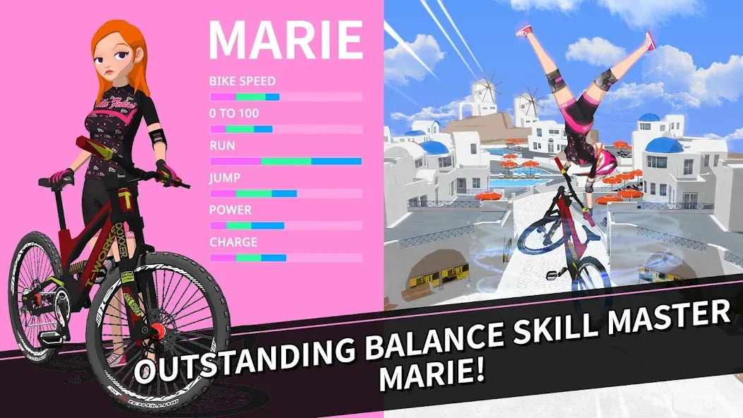 Взломанная Downhill Masters [MOD: безлимитные деньги и улучшенные велосипеды] на Андроид — скриншот 3