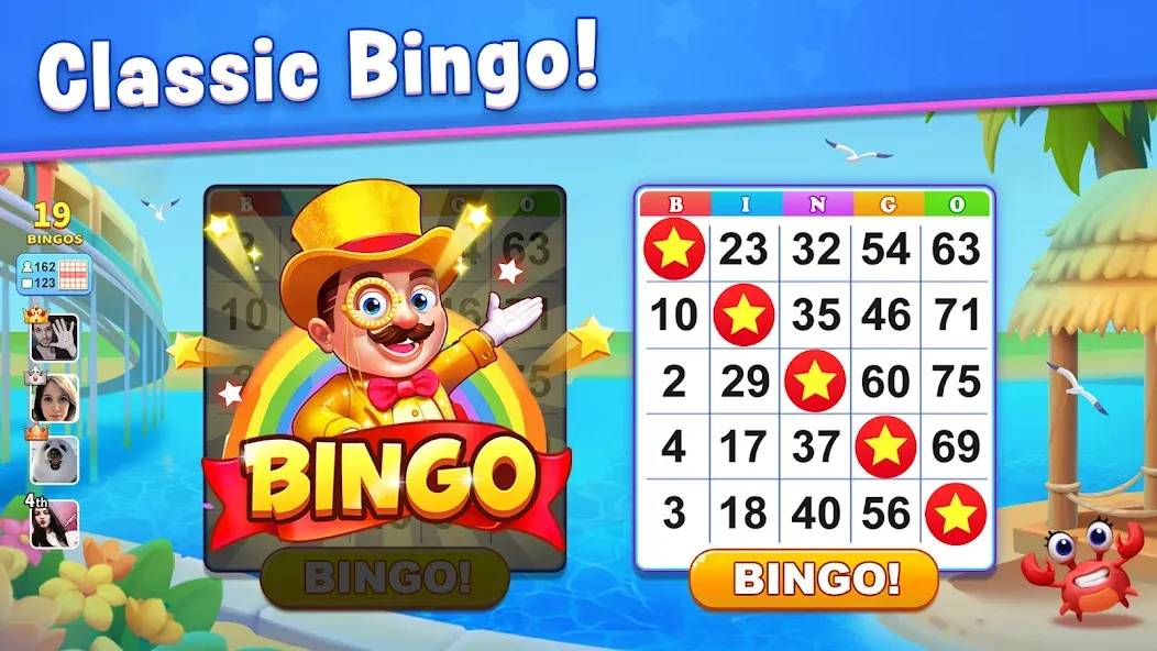 Bingo: Play Lucky Bingo Games [MOD: безлимитные билеты и бонусы] на Андроид — скриншот 1