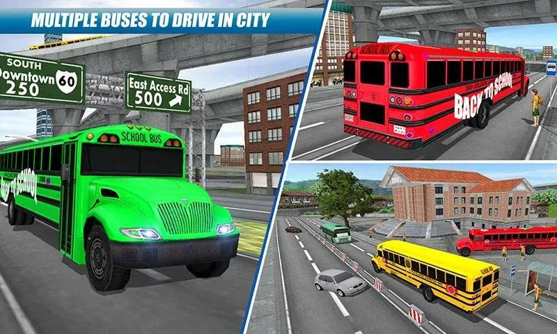 School Bus Driving Game [MOD: безлимитные деньги и топливо] — Скачать бесплатно (APK) — скриншот 4