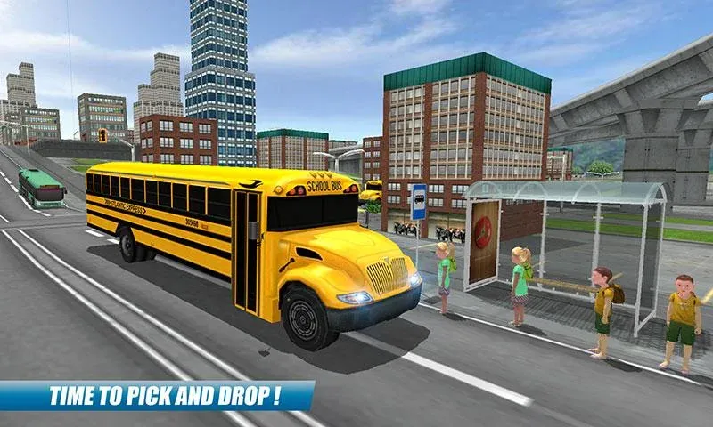 School Bus Driving Game [MOD: безлимитные деньги и топливо] — Скачать бесплатно (APK) — скриншот 5