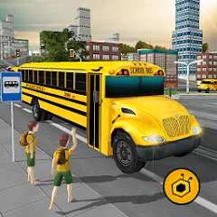 School Bus Driving Game [MOD: безлимитные деньги и топливо] — Скачать бесплатно (APK)