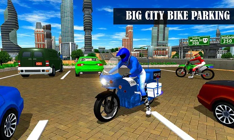 Bike Parking Moto Driving Game [MOD: безлимитные деньги и все мотоциклы] на Андроид — скриншот 3