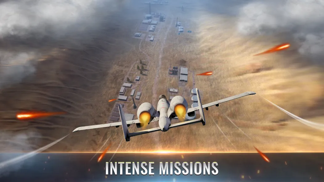 Fighter Pilot: HeavyFire [MOD: безлимитные деньги и топливо] на Андроид — скриншот 2