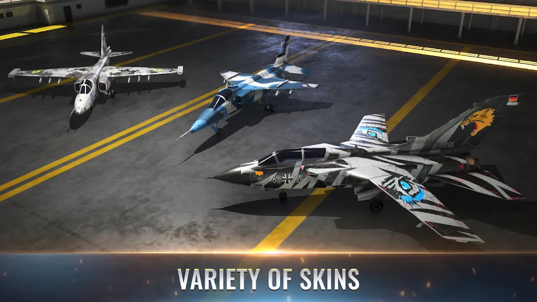 Fighter Pilot: HeavyFire [MOD: безлимитные деньги и топливо] на Андроид — скриншот 5
