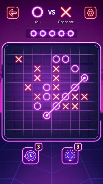 Tic Tac Toe - Offline XOXO [MOD: без рекламы и всё открыто] последняя версия — скриншот 2