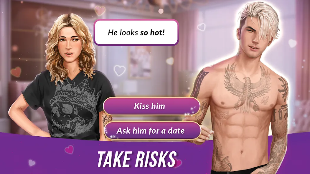 Скачать взлом Perfume of Love, choice story [MOD: открыты все варианты выбора] — скриншот 2