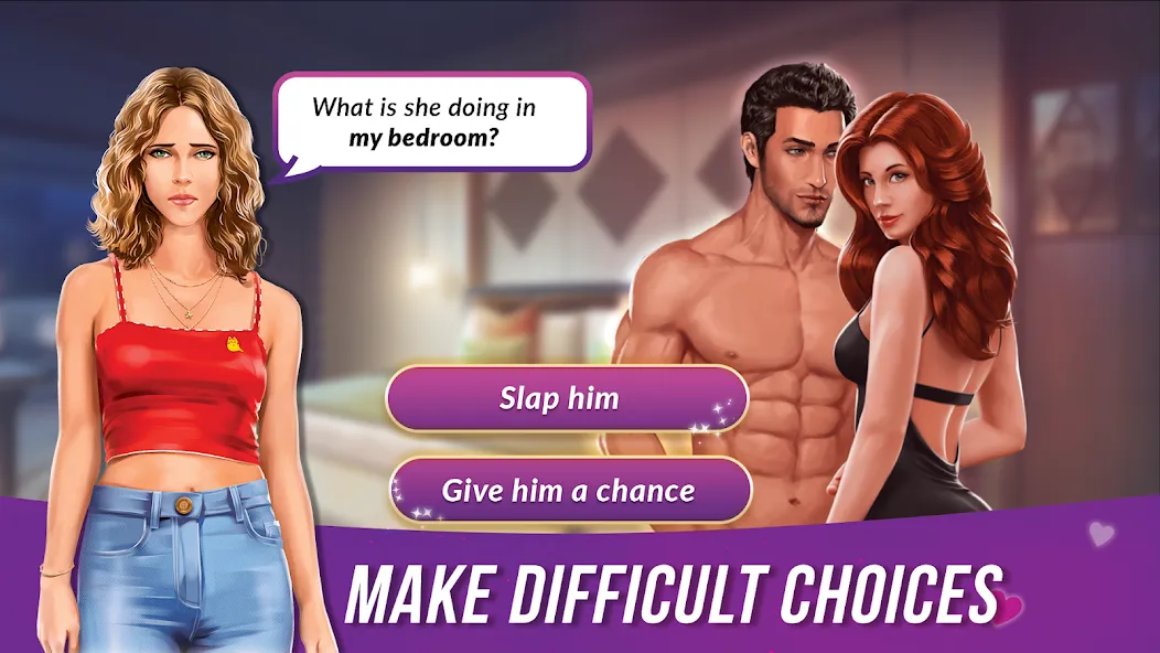 Скачать взлом Perfume of Love, choice story [MOD: открыты все варианты выбора] — скриншот 3