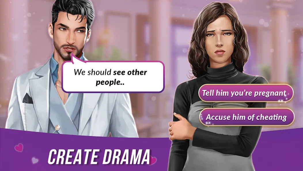 Скачать взлом Perfume of Love, choice story [MOD: открыты все варианты выбора] — скриншот 5