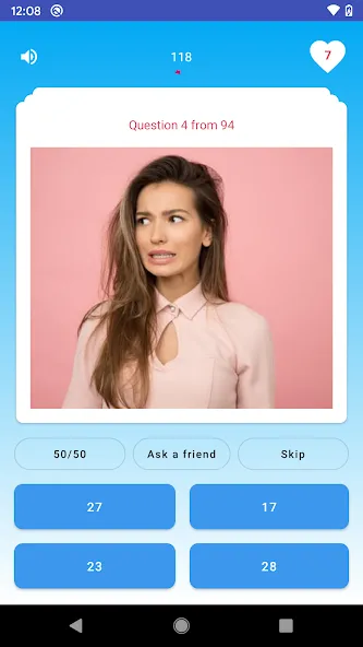 Quiz - Guess her age challenge [MOD: открыты все возрастные испытания] на Андроид — скриншот 2