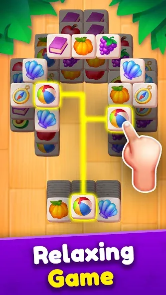 Tile Match [MOD: безлимитные подсказки и отмены ходов] (Бесплатно / APK) — скриншот 2