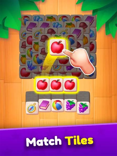 Tile Match [MOD: безлимитные подсказки и отмены ходов] (Бесплатно / APK) — скриншот 5
