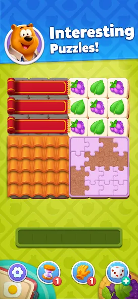Tile Match - Brain Puzzle Game [MOD: безлимитные подсказки и отмены] последняя версия — скриншот 5