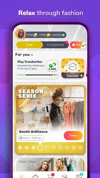 FashionVerse: Fashion Makeover [MOD: безлимитные деньги и все наряды открыты] (Бесплатно / APK) — скриншот 1