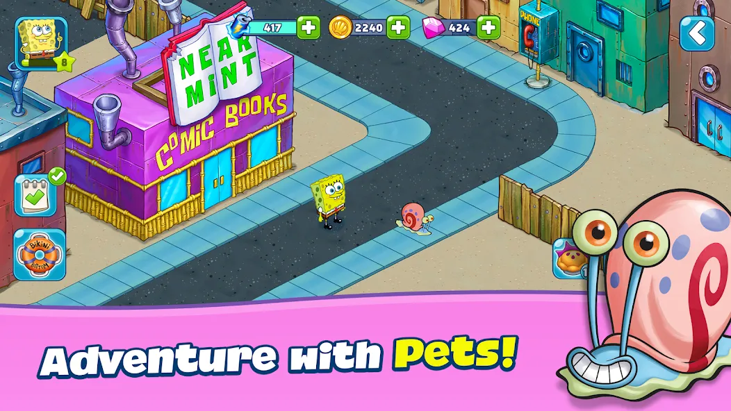 Скачать SpongeBob Adventures: In A Jam [MOD: безлимитные деньги и ресурсы] — скриншот 5