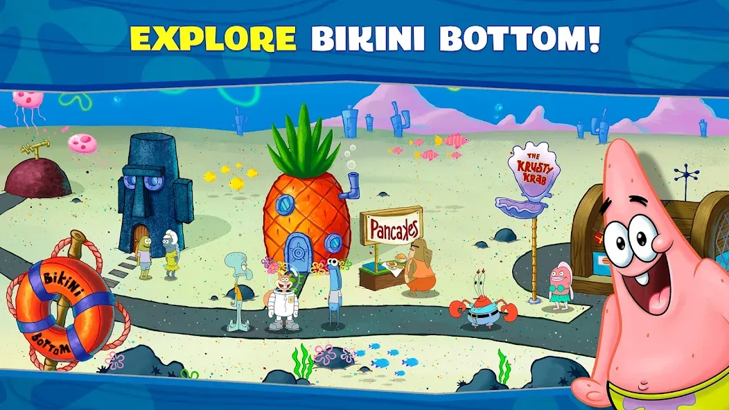 Скачать SpongeBob: Krusty Cook-Off [MOD: безлимитные деньги и ресурсы] на телефон — скриншот 4