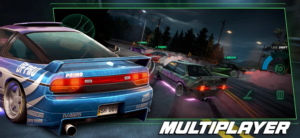 Скачать Static Shift Racing [MOD: безлимитные деньги и все машины открыты] на телефон — скриншот 3